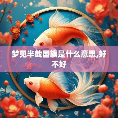 梦见半截国旗是什么意思,好不好
