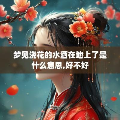 梦见浇花的水洒在地上了是什么意思,好不好