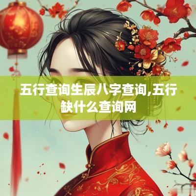 五行查询生辰八字查询,五行缺什么查询网