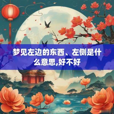 梦见左边的东西、左侧是什么意思,好不好
