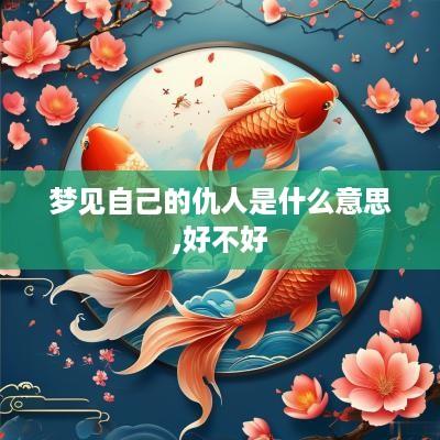 梦见自己的仇人是什么意思,好不好