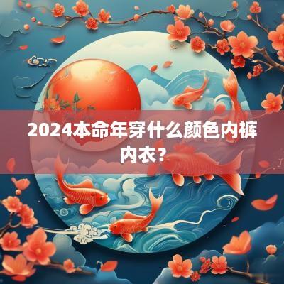 2025本命年穿什么颜色内裤内衣？