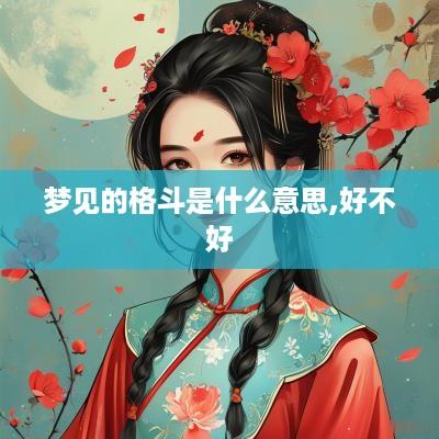 梦见的格斗是什么意思,好不好