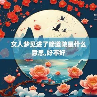 女人梦见进了修道院是什么意思,好不好
