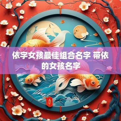 依字女孩最佳组合名字 带依的女孩名字