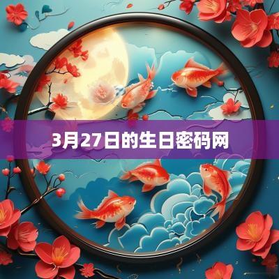 3月27日的生日密码网