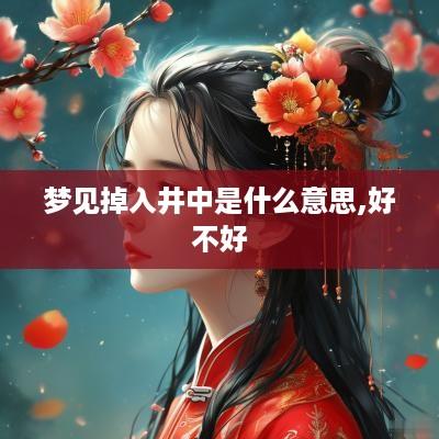 梦见掉入井中是什么意思,好不好