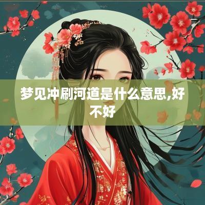 梦见冲刷河道是什么意思,好不好