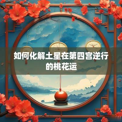 如何化解土星在第四宫逆行的桃花运