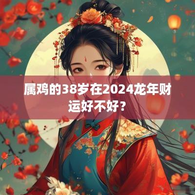属鸡的38岁在2025蛇年财运好不好？