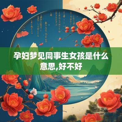 孕妇梦见同事生女孩是什么意思,好不好