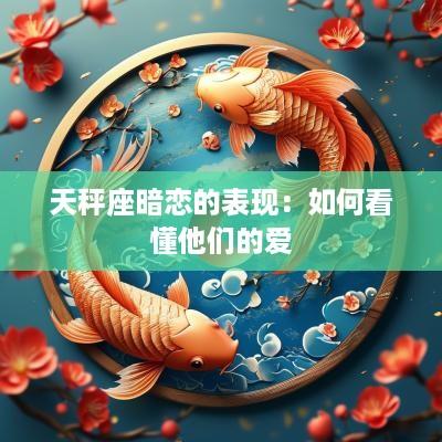 天秤座暗恋的表现：如何看懂他们的爱