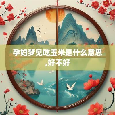 孕妇梦见吃玉米是什么意思,好不好
