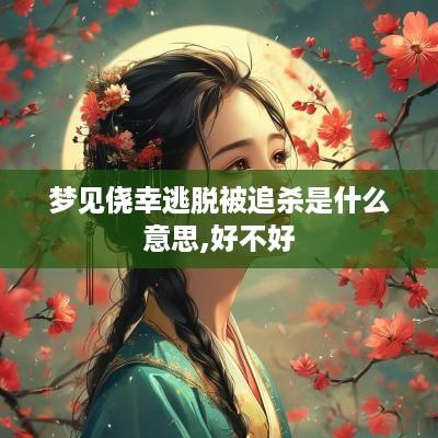 梦见侥幸逃脱被追杀是什么意思,好不好