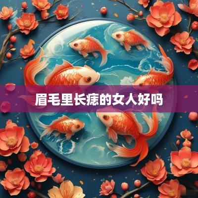 眉毛里长痣的女人好吗