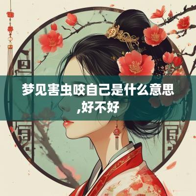 梦见害虫咬自己是什么意思,好不好