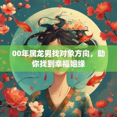 00年属龙男找对象方向，助你找到幸福姻缘