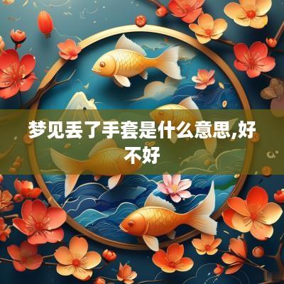 梦见丢了手套是什么意思,好不好