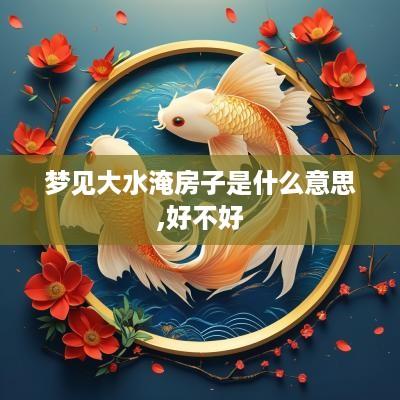 梦见大水淹房子是什么意思,好不好