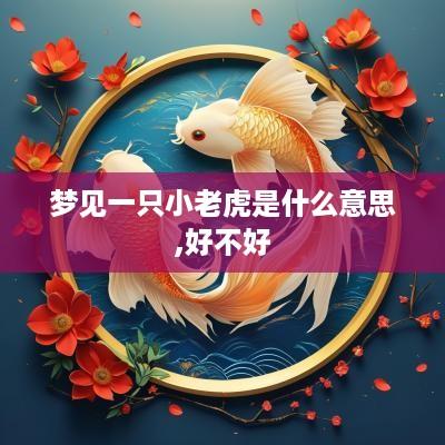 梦见一只小老虎是什么意思,好不好