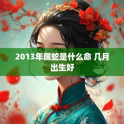 2013年属蛇是什么命 几月出生好