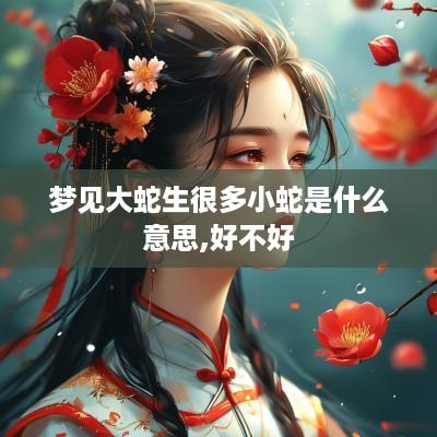 梦见大蛇生很多小蛇是什么意思,好不好