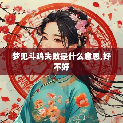 梦见斗鸡失败是什么意思,好不好