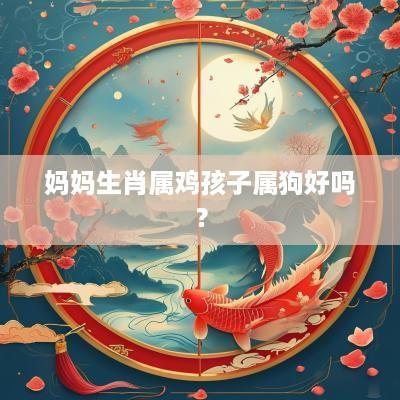 妈妈生肖属鸡孩子属狗好吗？