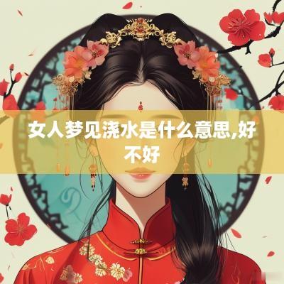女人梦见浇水是什么意思,好不好