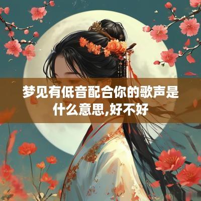 梦见有低音配合你的歌声是什么意思,好不好