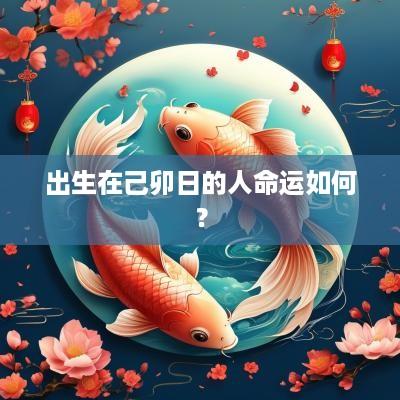 出生在己卯日的人命运如何？