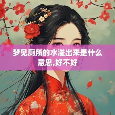 梦见厕所的水溢出来是什么意思,好不好