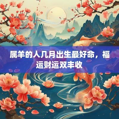 属羊的人几月出生最好命，福运财运双丰收