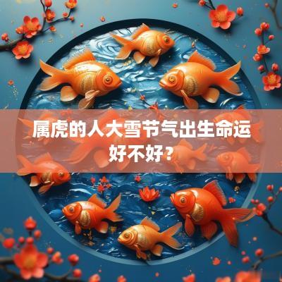 属虎的人大雪节气出生命运好不好？