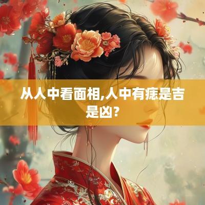 从人中看面相,人中有痣是吉是凶？