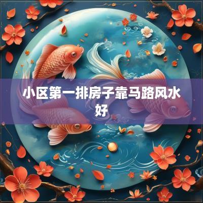 小区第一排房子靠马路风水好
