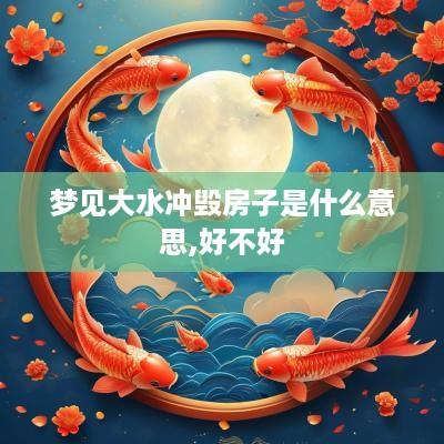梦见大水冲毁房子是什么意思,好不好