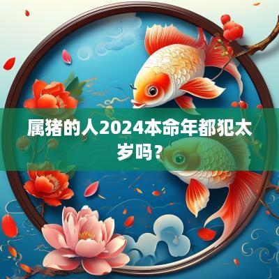 属猪的人2025本命年都犯太岁吗？