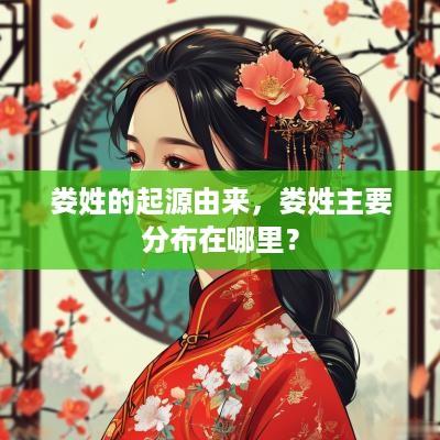 娄姓的起源由来，娄姓主要分布在哪里？