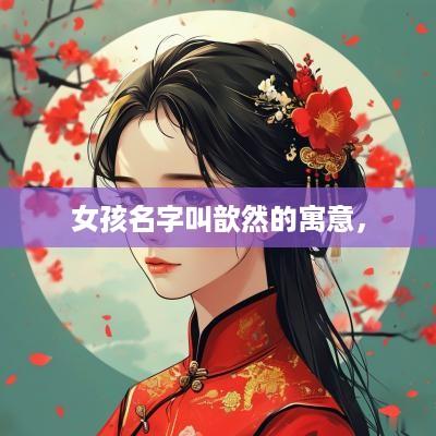 女孩名字叫歆然的寓意，