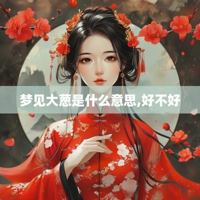 梦见大葱是什么意思,好不好