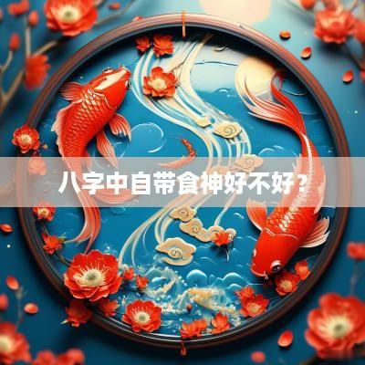 八字中自带食神好不好？