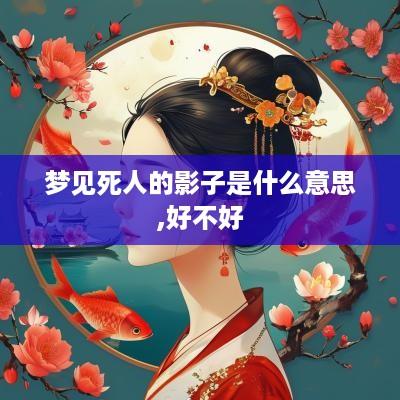 梦见死人的影子是什么意思,好不好