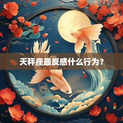 天秤座最反感什么行为？