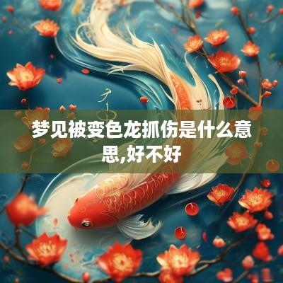 梦见被变色龙抓伤是什么意思,好不好