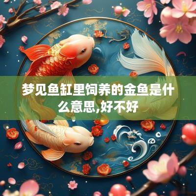 梦见鱼缸里饲养的金鱼是什么意思,好不好
