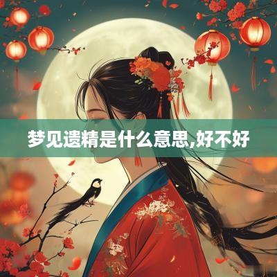 梦见遗精是什么意思,好不好