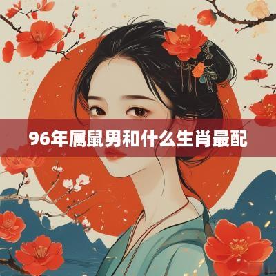 96年属鼠男和什么生肖最配