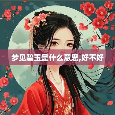 梦见碧玉是什么意思,好不好