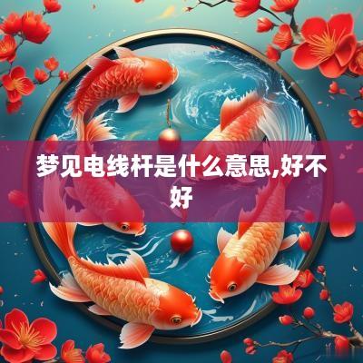 梦见电线杆是什么意思,好不好
